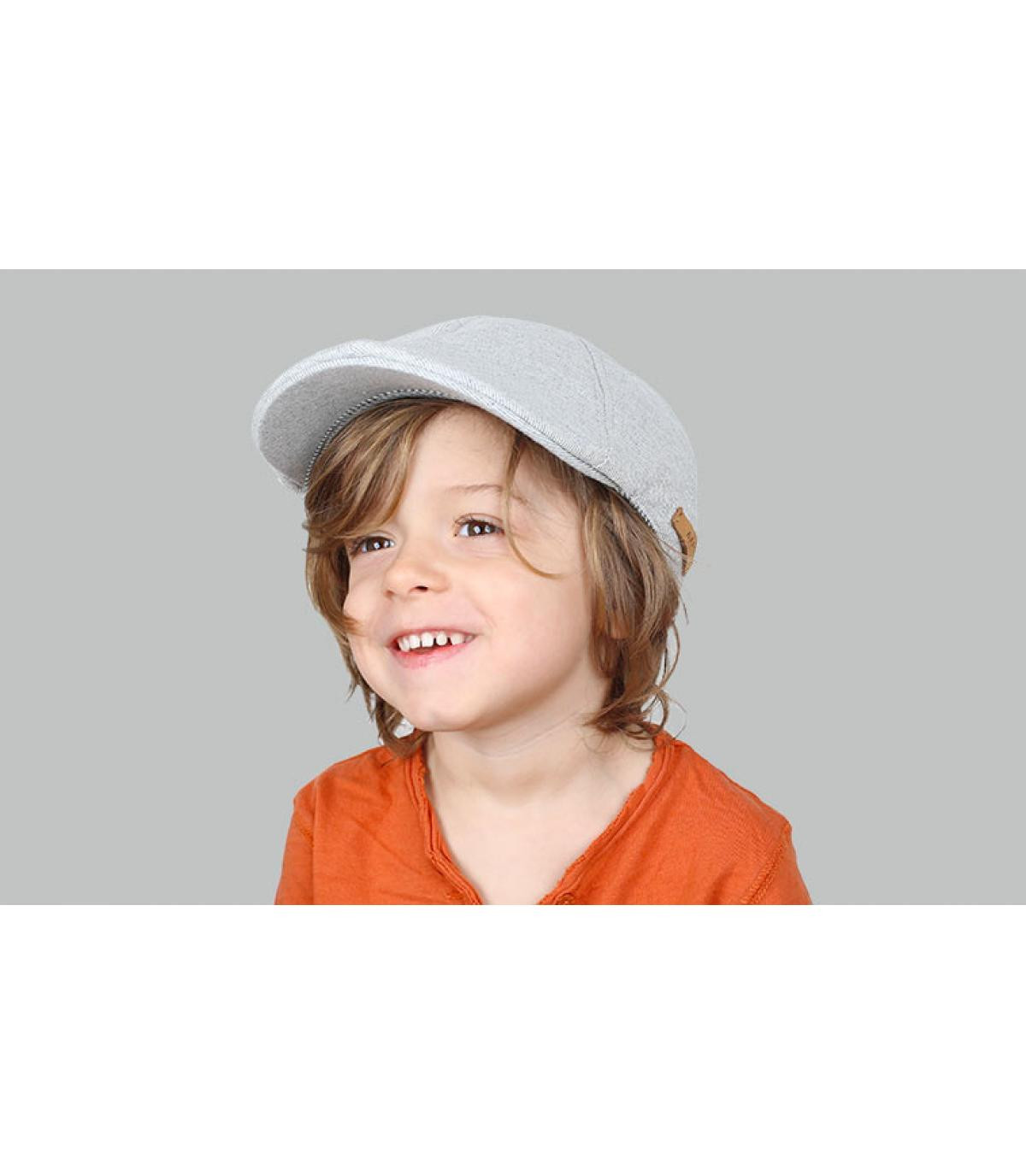 Kinder Barett grau Kids Biduri grey Kinder Barett grau Kids Biduri grey